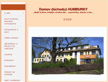 Tablet Screenshot of pohodahumburky.cz